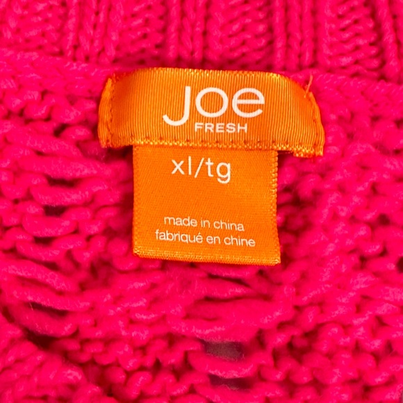 Beautiful Hot Pink Joe Fresh Sweater (EUC) - Picture 6 of 11